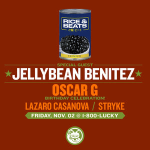 Friday October 2nd Jellybean Benitez & Oscar G at 1-800-Lucky Miami