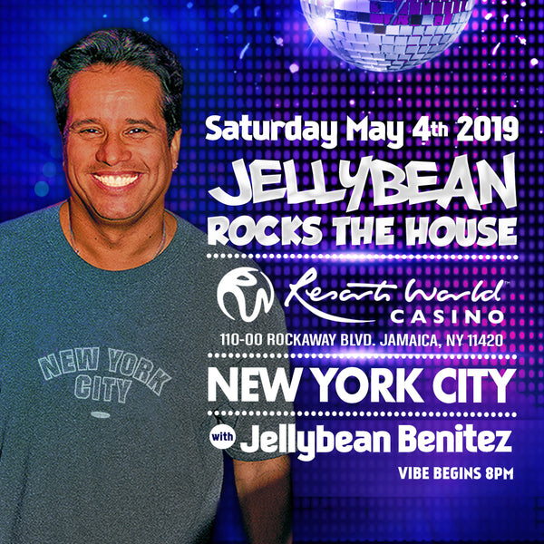 Saturday May 4th Jellybean Rocks The House at Resorts World Casino in Queens, NY