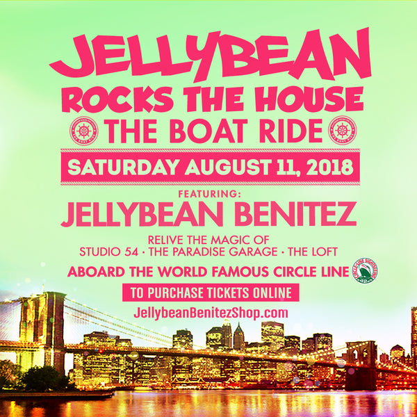 Saturday August 11th - Jellybean Rocks the House ~ The Boat Ride in #NYC - Tickets Now on Sale