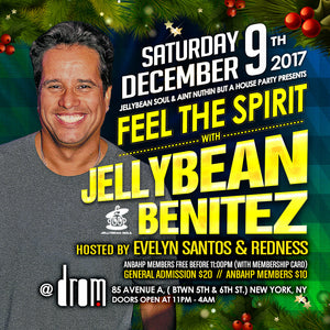 Jellybean Benitez in NYC ~ Saturday December 9th ~ Last Chance for Reduced Advance Tickets Now on Sale