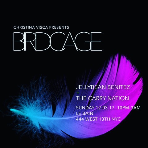 Jellybean Benitez This Sunday December 3rd in NYC ~ Birdcage at Le Bain