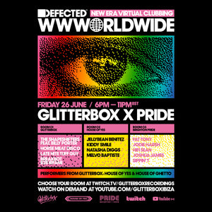 Friday June 26th 2020 Glitterbox Pride 2020 with Jellybean Benitez - Set Time 3:30pm Est