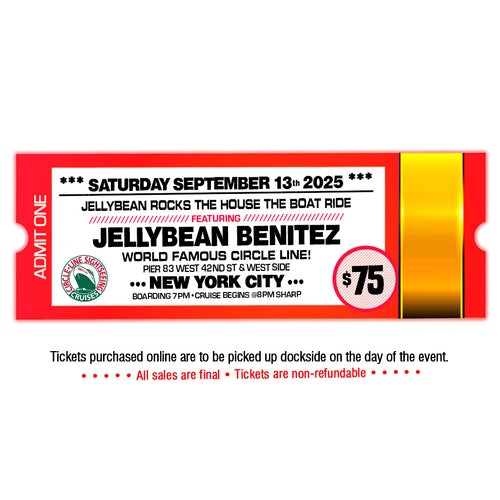 September 13th - Jellybean Rocks The House - The Boat Ride - $75 - Final Release