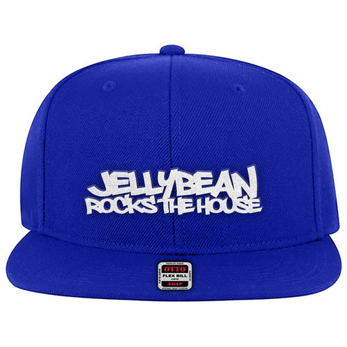 Jellybean Rocks The House Baseball Cap - Royal Blue with White Embroidery