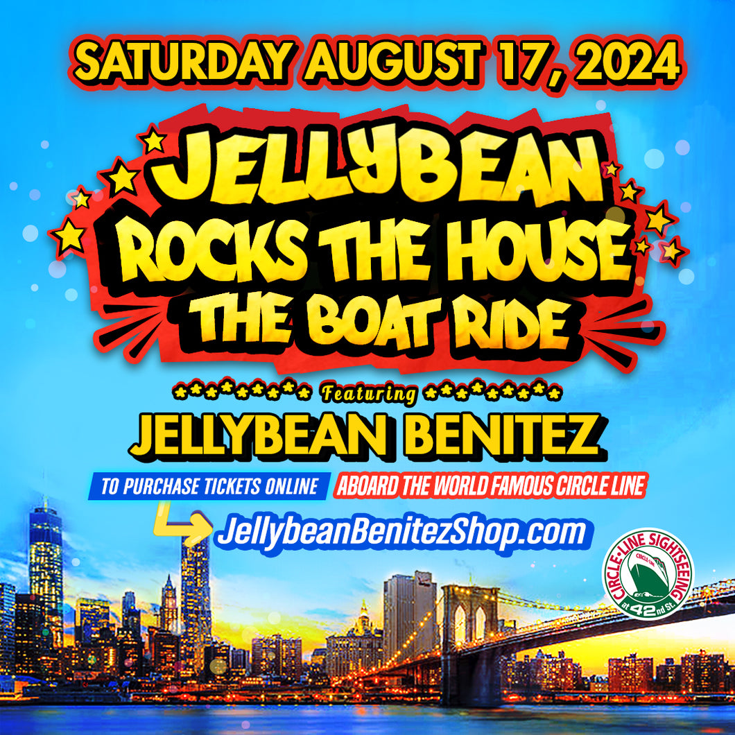 Check Out the Facebook Event page FOR ALL THE DETAILS for the August 17th - Jellybean Rocks The House - Boat Ride in NYC
