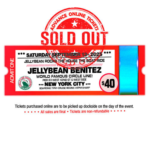 September 13th - Jellybean Rocks The House - The Boat Ride - $40 - 3rd Release