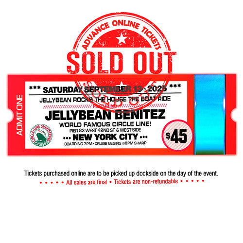 September 13th - Jellybean Rocks The House - The Boat Ride - $45 - 4th Release