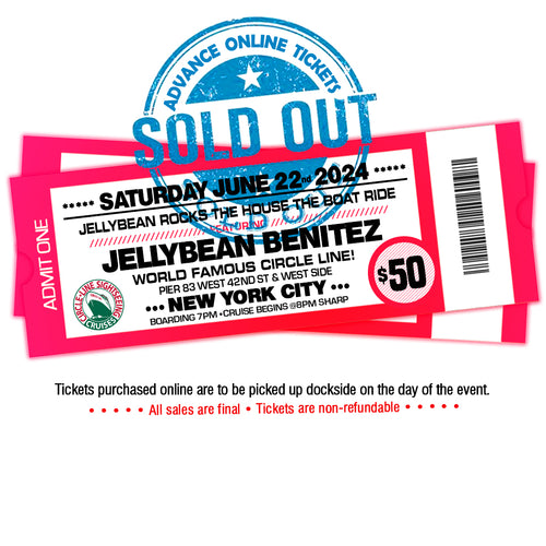 June 22nd - Jellybean Rocks The House - The Boat Ride - $50 - 5th Release